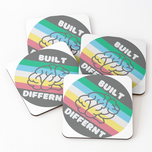 Item preview, Disability flag built different brain designed and sold by MOLLY DOHERTY.