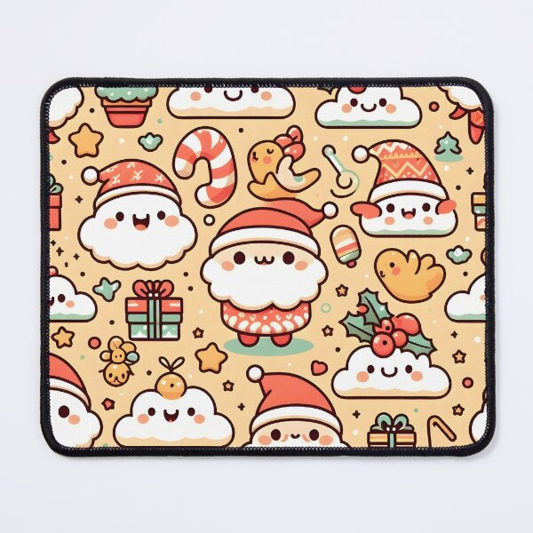 Item preview, Cheerful Kawaii Christmas Clouds designed and sold by CitrineLinker.