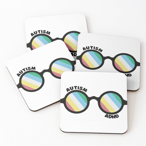 Item preview, autism adhd audhd glasses flag designed and sold by MOLLY DOHERTY.