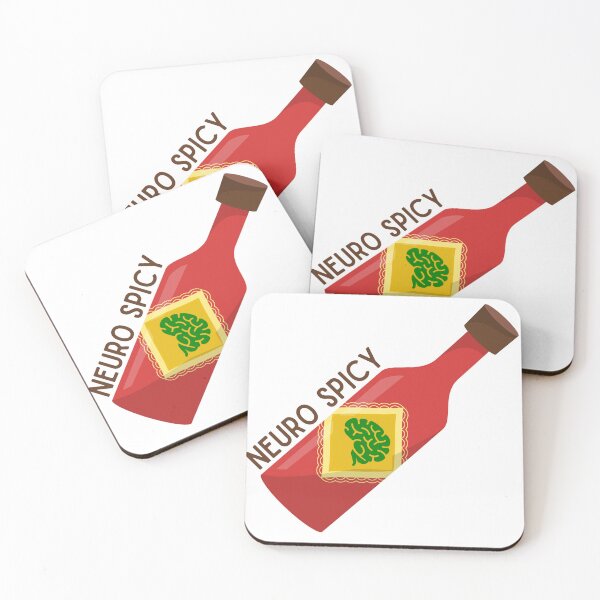 Item preview, Neurospicy hot sauce bottle designed and sold by MOLLY DOHERTY.