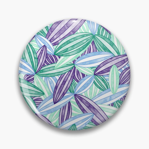 Item preview, Gay Men's Pride Abstract Zen Flower Petals Green Blue Purple designed and sold by JoyfulJen.
