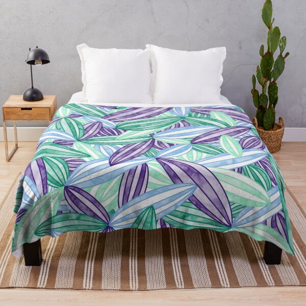 Item preview, Gay Men's Pride Abstract Zen Flower Petals Green Blue Purple designed and sold by JoyfulJen.