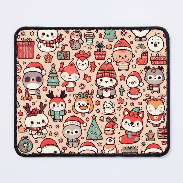 Item preview, Cute Christmas Cartoon Pattern designed and sold by CitrineLinker.