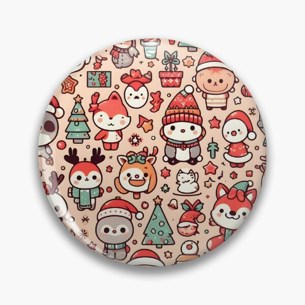 Item preview, Cute Christmas Cartoon Pattern designed and sold by CitrineLinker.