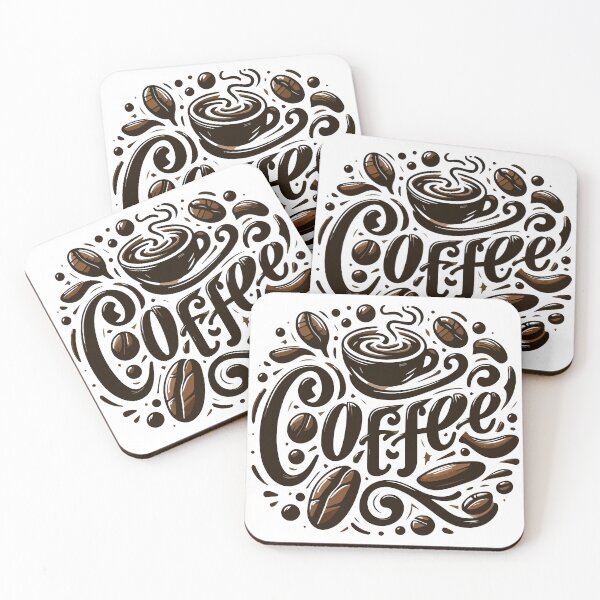 Item preview, Coffee Word with a Cup of Coffee designed and sold by Coffee Lifestyle.