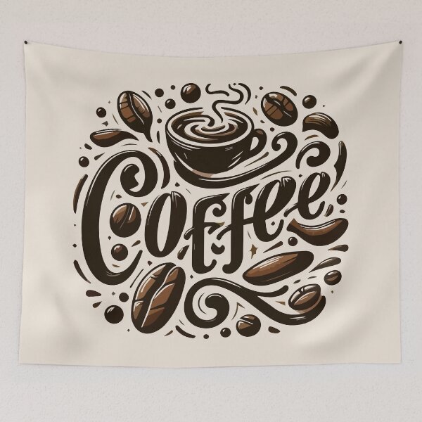 Item preview, Coffee Word with a Cup of Coffee designed and sold by Coffee Lifestyle.