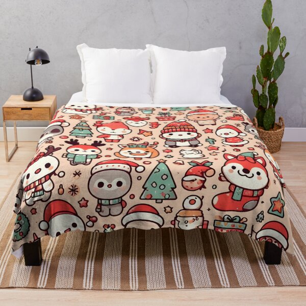 Item preview, Cute Christmas Cartoon Pattern designed and sold by CitrineLinker.