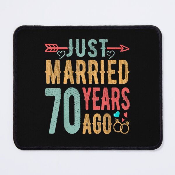 Item preview, Just Married 70 Years Ago designed and sold by skeastore.
