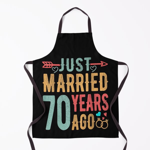 Item preview, Just Married 70 Years Ago designed and sold by skeastore.