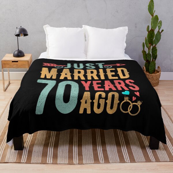 Item preview, Just Married 70 Years Ago designed and sold by skeastore.