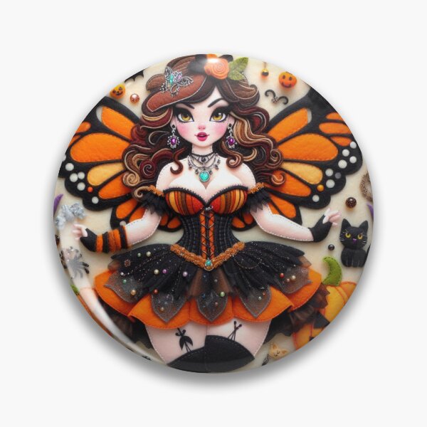 Item preview, Halloween Burlesque Fairy 1 designed and sold by FairytalePress.