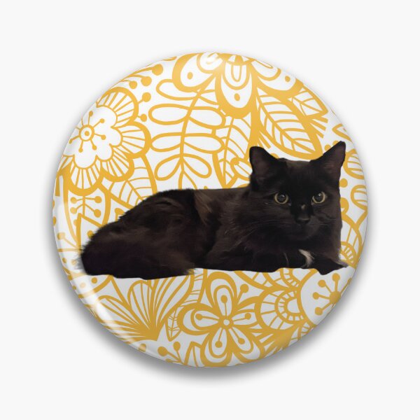 Item preview, Bellatrix cat pin designed and sold by MOLLY DOHERTY.