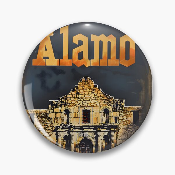 Item preview, Vintage Alamo Travel Poster designed and sold by Boddicca.