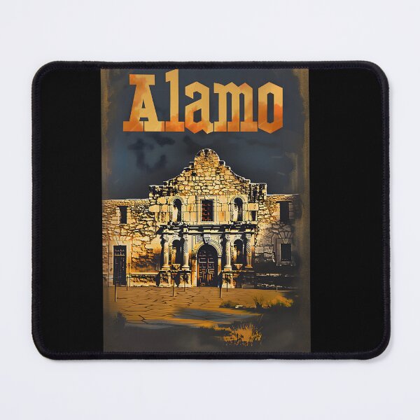 Item preview, Vintage Alamo Travel Poster designed and sold by Boddicca.