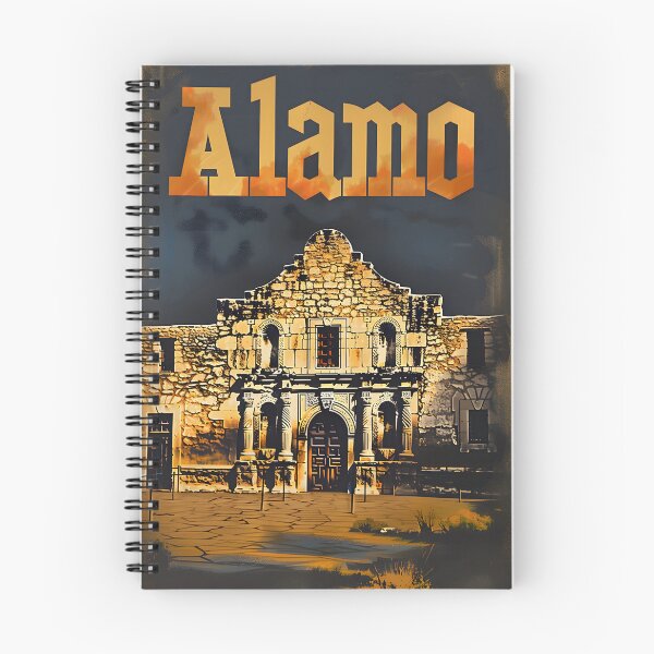 Item preview, Vintage Alamo Travel Poster designed and sold by Boddicca.
