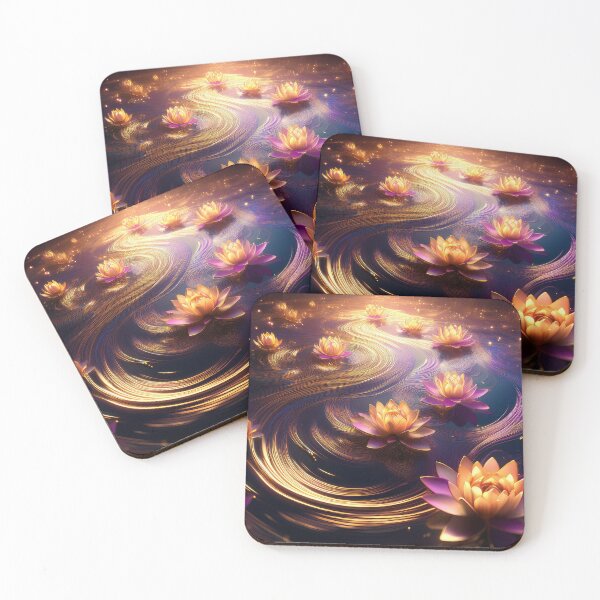 Item preview, Lotus Flowers In Light Streak  designed and sold by AussieAl.