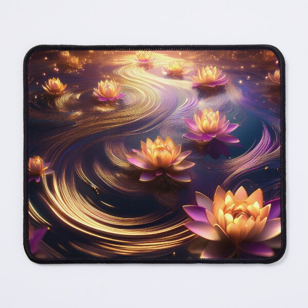 Item preview, Lotus Flowers In Light Streak designed and sold by AussieAl.