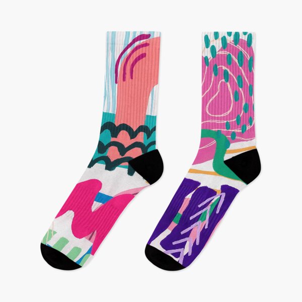 Item preview, Lots of Colorful Shapes with Dots and Stripes designed and sold by ewartick1.