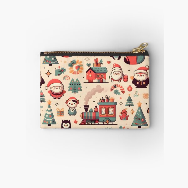 Item preview, Whimsical Christmas Village Pattern designed and sold by CitrineLinker.