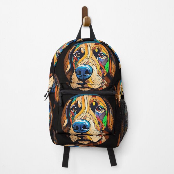 Item preview, Stained Glass Colours Dog 3D - Graffiti Style Pyrography designed and sold by Monika Turemka.