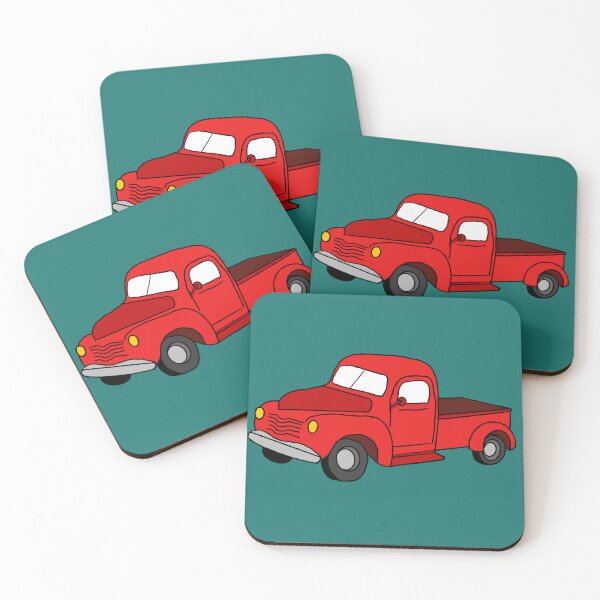 Item preview, Classic Red Truck designed and sold by Alexandrea Lake.