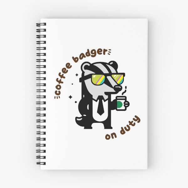 Item preview, Coffee Badger On Duty designed and sold by everythingisfine.