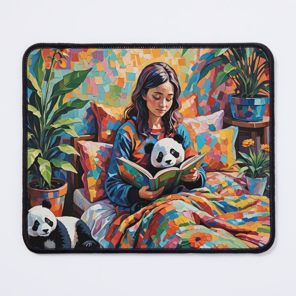 Item preview, Reading With Pandas designed and sold by IvaRenee.