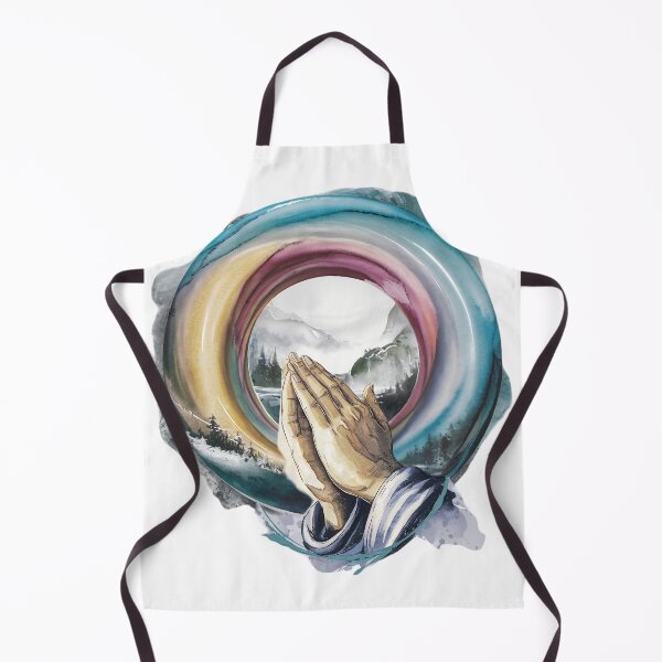 Item preview, Pray Worship - Hands in prayer - Beautiful Watercolor Christian T-shirt designed and sold by Narrow-Path.