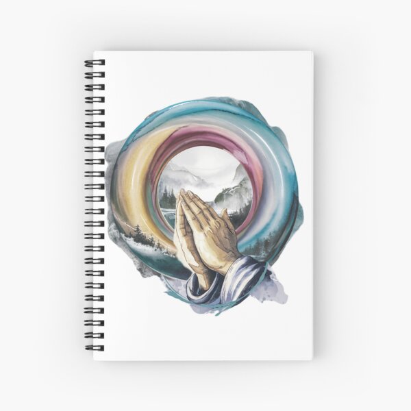 Item preview, Pray Worship - Hands in prayer - Beautiful Watercolor Christian T-shirt  designed and sold by Narrow-Path.