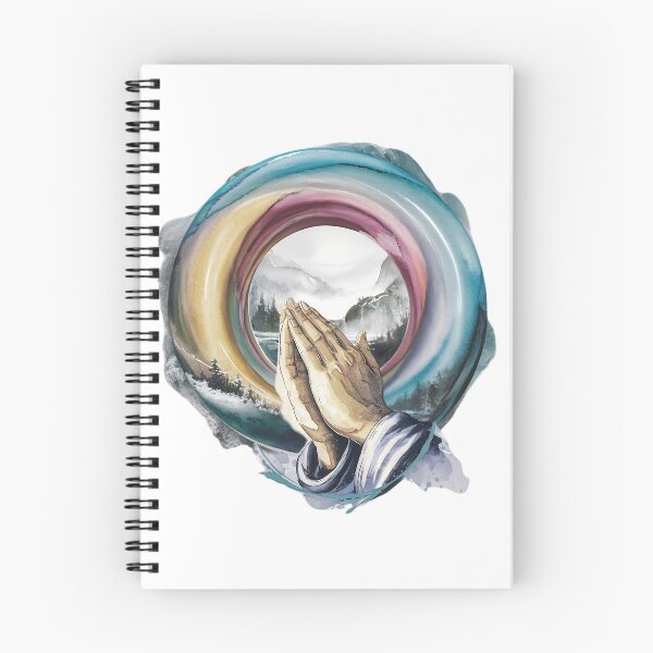 Item preview, Pray Worship - Hands in prayer - Beautiful Watercolor Christian T-shirt  designed and sold by Narrow-Path.