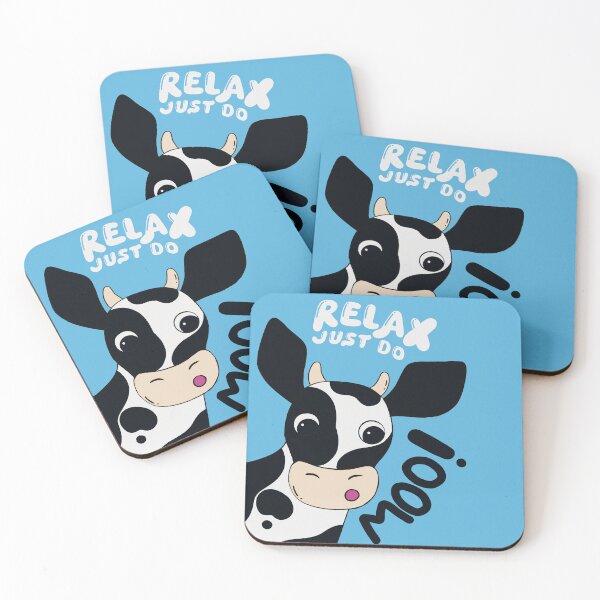 Item preview, Relax and Just Do Moo! designed and sold by keepsketching.