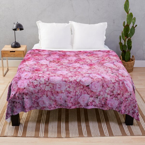Item preview, Wall of Pink Roses Flower Backdrop Nature Tapestry Photo designed and sold by OneWorldLove.