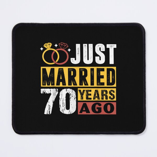 Item preview, Just Married 70 Years Ago designed and sold by skeastore.