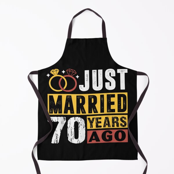 Item preview, Just Married 70 Years Ago designed and sold by skeastore.