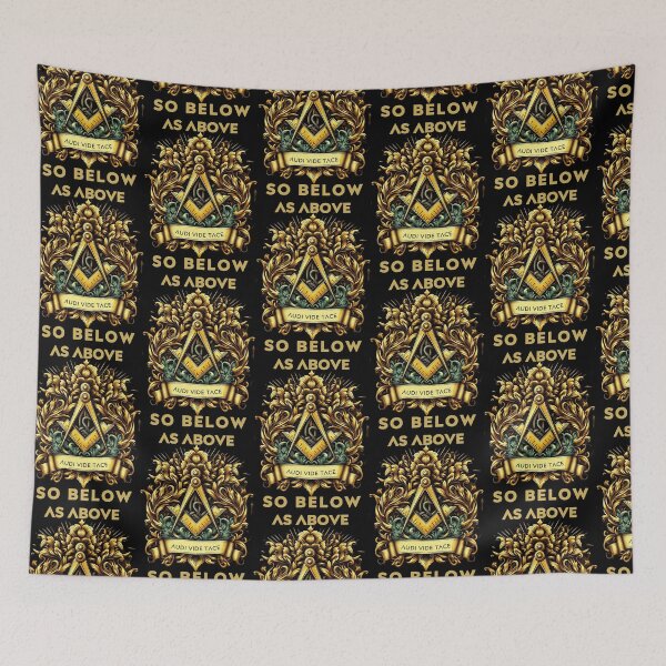 Item preview, Masonic Grunge Floral designed and sold by ArchdukesTees.