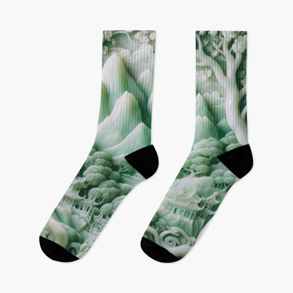 Item preview, Asian Jade Landscape  designed and sold by DeeCeeFashion.