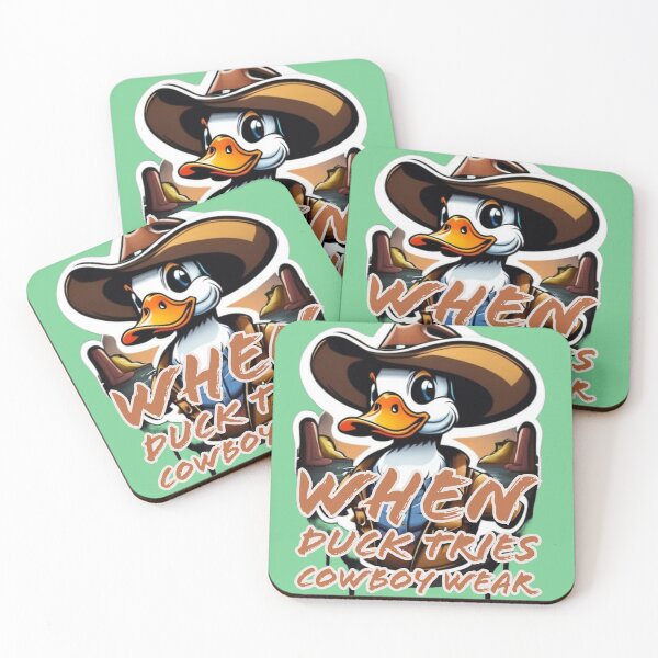 Item preview, When Duck Tries Cowboy Wear designed and sold by DesignPrePress.