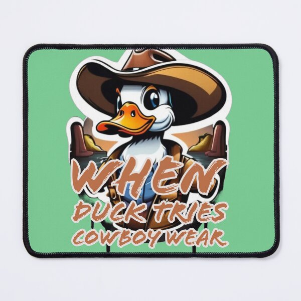 Item preview, When Duck Tries Cowboy Wear designed and sold by DesignPrePress.