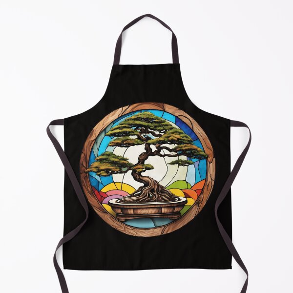 Item preview, Copy of Stained Glass Colours Bonsai Tree 3D - Graffiti Style Pyrography designed and sold by Monika Turemka.
