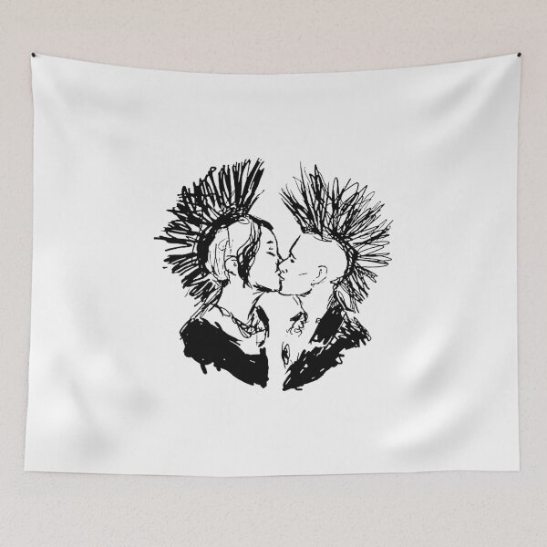 Item preview, Besando el bosquejo punk  designed and sold by FriskySloths.
