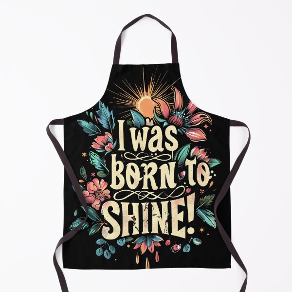 Item preview, Born to Shine - Vintage Calligraphy designed and sold by Bee Happy Creative™.