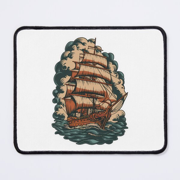 Item preview, Three Masted Sailing Ship designed and sold by Peter Stawicki.