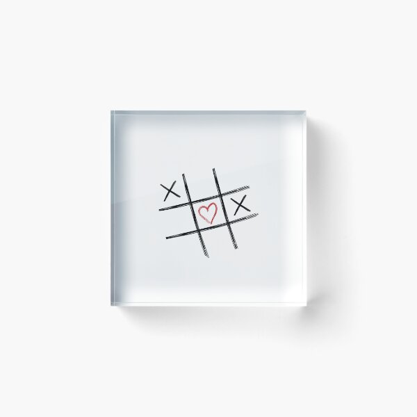 Item preview, Tick Tac Toe Game with Heart designed and sold by Domiska.