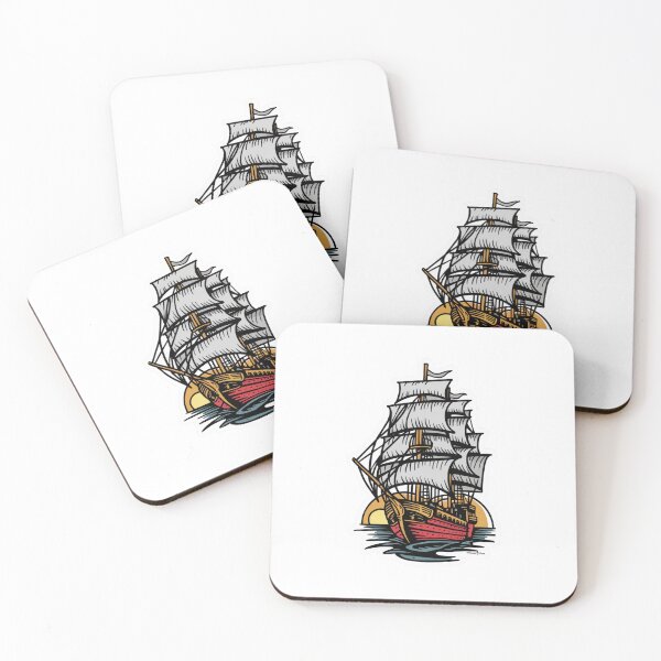 Item preview, Three Masted Sailing Ship designed and sold by Peter Stawicki.