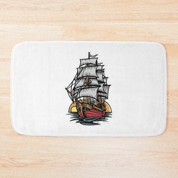 Item preview, Three Masted Sailing Ship designed and sold by Peter Stawicki.