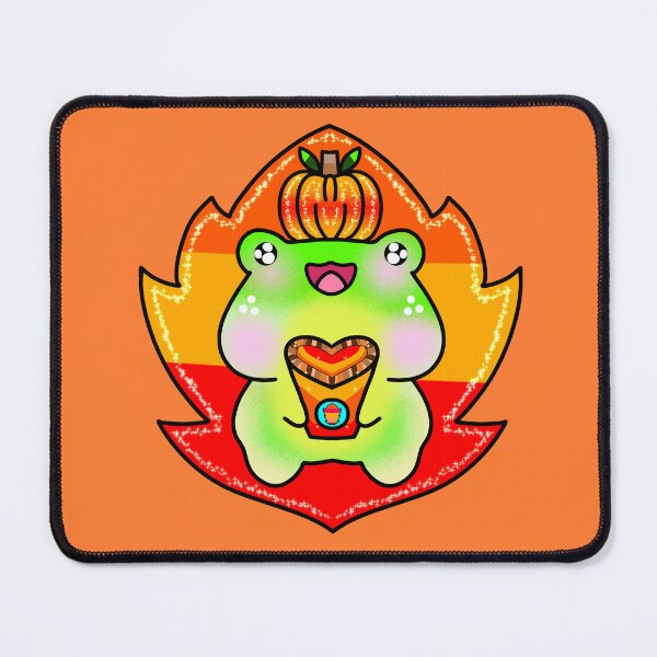 Item preview, Autumn fall pumpkin spice latte frog lover designed and sold by Quacktails.