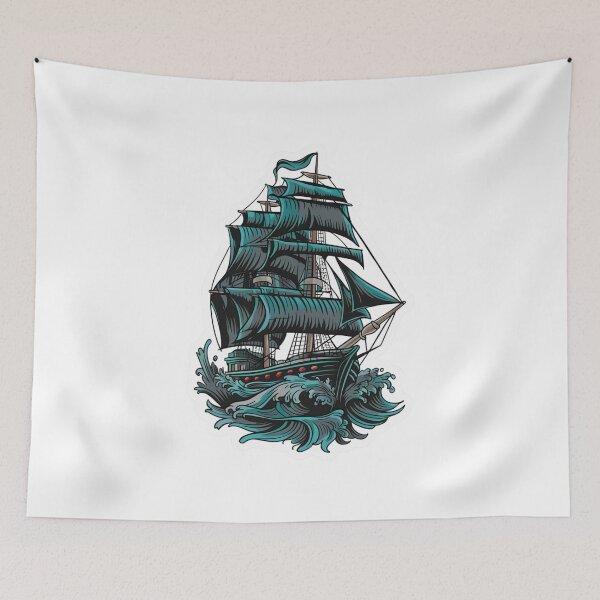 Item preview, Three Masted Sailing Ship designed and sold by Peter Stawicki.
