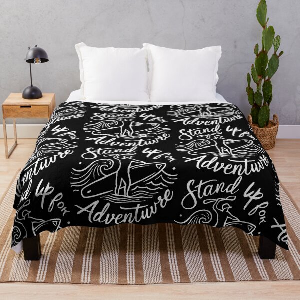 Item preview, StandUpForAdventureMonochromeWaves designed and sold by SplashTastic.