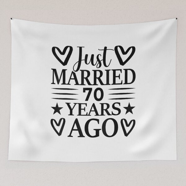 Item preview, Just married 70 years ago designed and sold by skeastore.