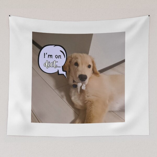 Item preview, Funny Dog - I'm on diet designed and sold by MyDearLion.